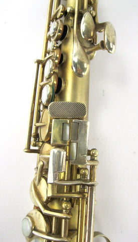 Conn New Wonder II Soprano Saxophone Gold Plate (1925)
